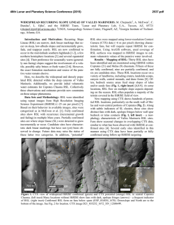Widespread Recurring Slope Lineae of Valles Marineris