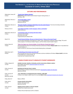Calendar of Events print version