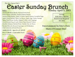 Easter Sunday Brunch