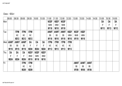 Time Table - MCAST ICT