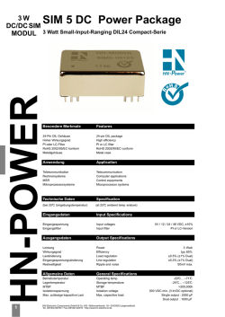 SIM 5 DC Power Package