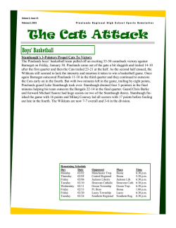 The Cat Attack - Pinelands Regional School District