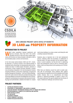 3d land and property information csdila