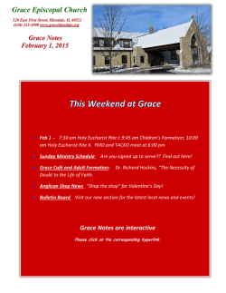Our Prayer List - Grace Episcopal Church