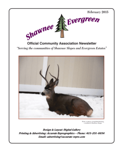 February 2015 Newsletter - Shawnee