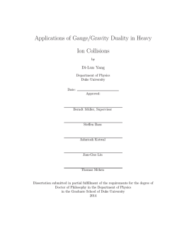 Applications of Gauge/Gravity Duality in Heavy Ion