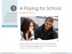 Paying for School - Allied Health Schools