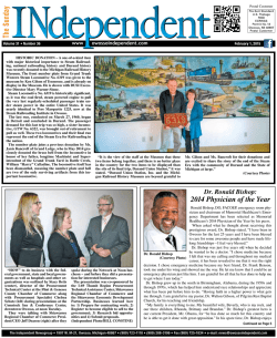 2014 Physician of the Year - Independent Newspaper Group