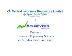 e-Insurance Account - Achiievers Equities Ltd