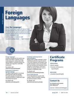 Foreign Languages - UC San Diego Extension