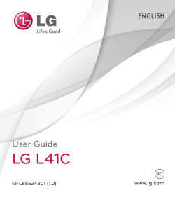 LG Ultimate 2 Manual