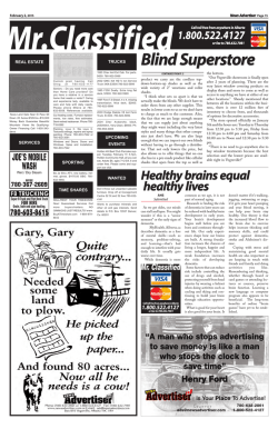 VNA February 02, 2015.indd - Vegreville News Advertiser