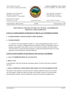 2015-02-03 Council Agenda Packet