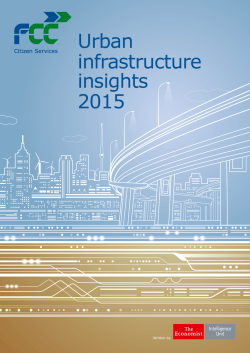 Urban infrastructure insights 2015