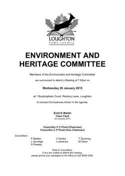 environment and heritage committee