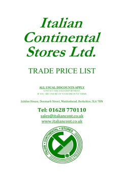 to download a PDF version of our price list