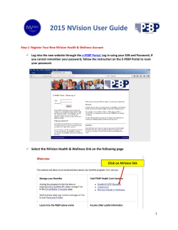 2015 NVision User Guide