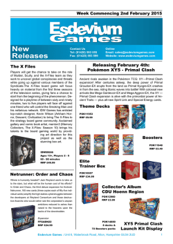 Hobby New Releases 2nd February 2015