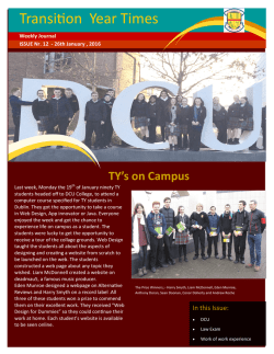 Transition Year Times issue 12