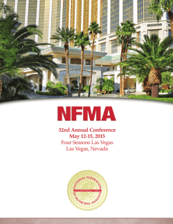 32nd Annual Conference - National Federation Of Municipal Analysts