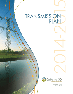 Draft 2014-2015 Transmission Plan