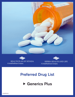 Generic Plus Preferred Drug List