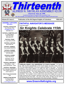 Download Newsletter - Knights of Columbus