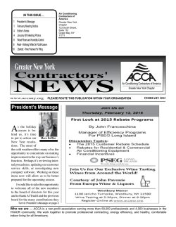 Newsletter - February 2015 - ACCA Greater New York Chapter