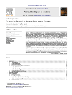 PDF (1 MB) - Artificial Intelligence In Medicine