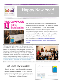 winter 2015 newsletter - Northern Disposal and Sanitation