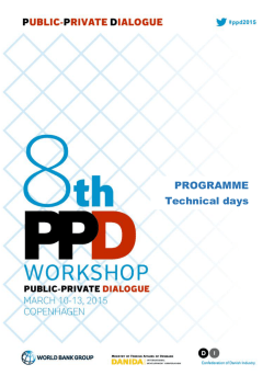 PROGRAMME Technical days - Public Private Dialogue