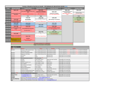Timetable (pdf, 105kb) - University of Sheffield