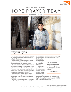 HOPE PRAYER TEAM