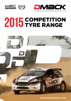 COMPETITION TYRE RANGE