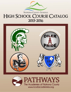 2015-16 High School Course Guide