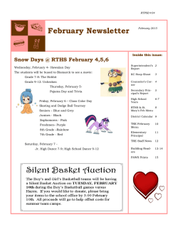 February Newsletter - Richardton