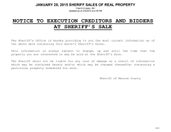 Previous Real Estate Sale Listing in Township Order
