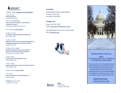 RISRC Program Brochure 2015 (pdf)