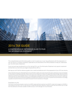 Download the 2014 Tax Guide