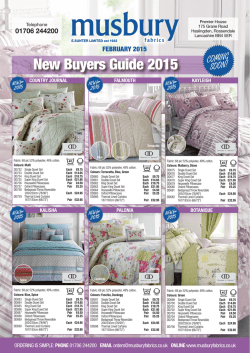 New Buyers Guide 2015