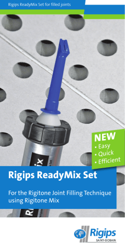 Rigips ReadyMix Set NEW