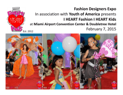 Fashion Designers Expo In association with Youth of America