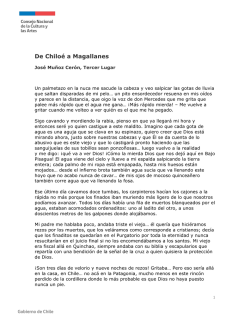 “De Chiloé a Magallanes” José Muñoz Cerón