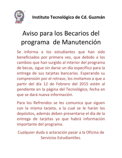 Información completa. - Instituto Tecnológico de Ciudad Guzmán