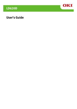 LD620D User`s Guide