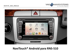 Manual instalación NaviTouch Android_