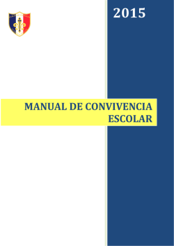 MANUAL DE CONVIVENCIA ESCOLAR