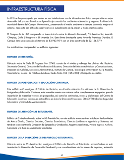 17. Infraestructura Física - Universidad Francisco Gavidia