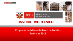 instructivo tecnico-2015 - UGEL