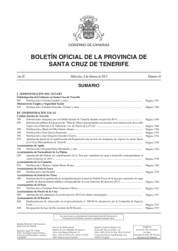 Boletín 016/2015, de fecha 4/2/2015